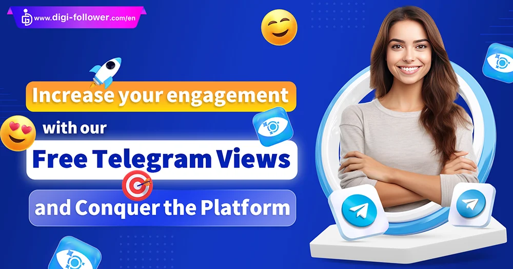 Get high quality and active Free Telegram views